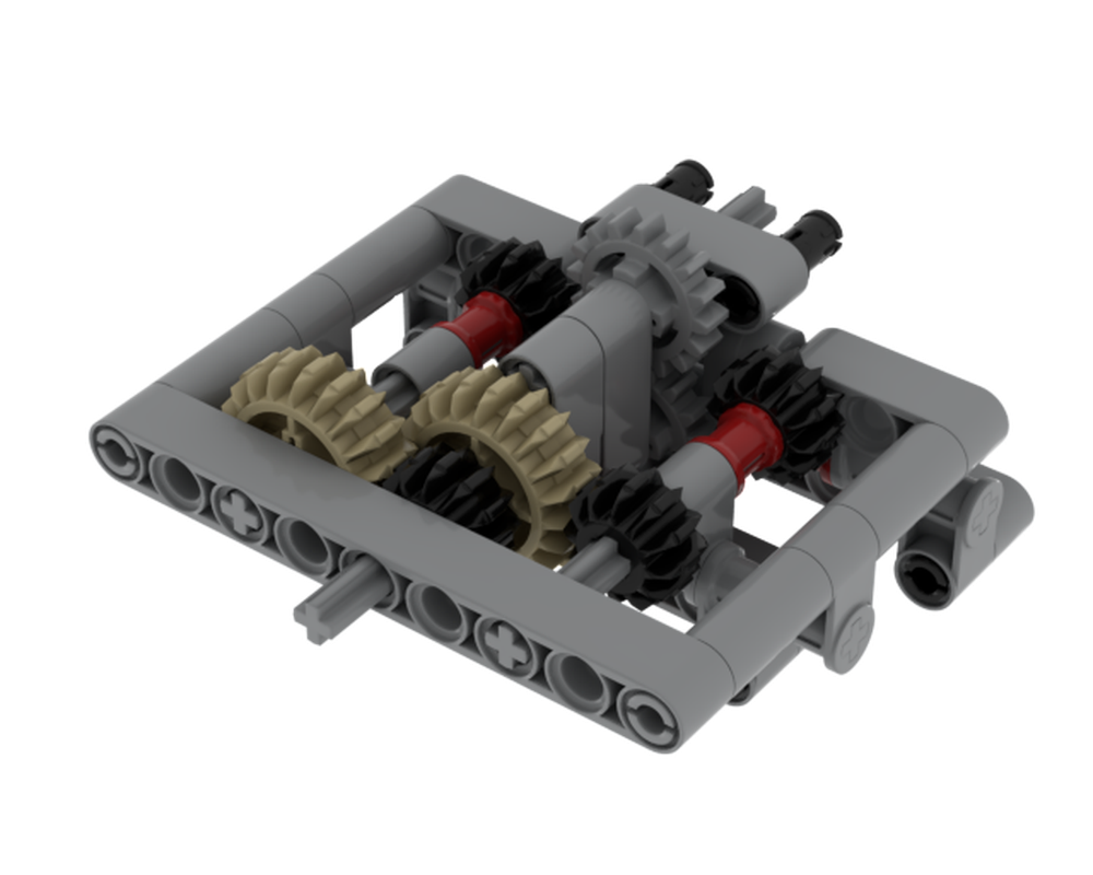 Lego Moc Direction Controlled Gearbox By Ignorama Rebrickable Build With Lego