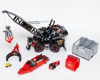 Wheeled Harbour Crane (42082 Rough Terrain Crane c-model)