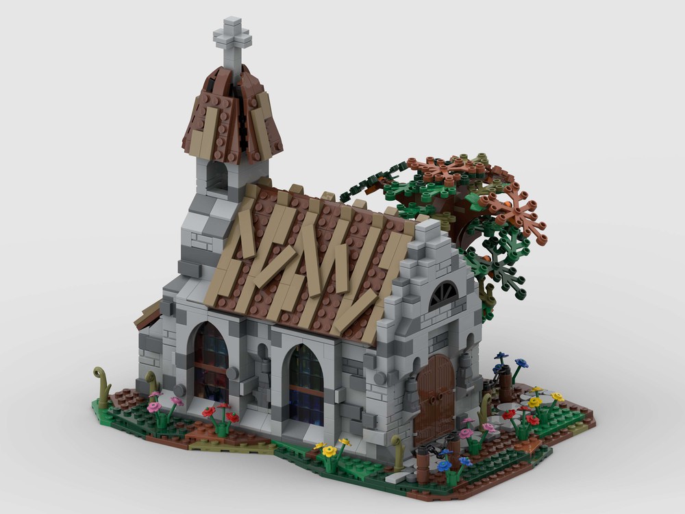 Søgemaskine markedsføring Udveksle Arkitektur LEGO MOC Village Church by McGreedy | Rebrickable - Build with LEGO