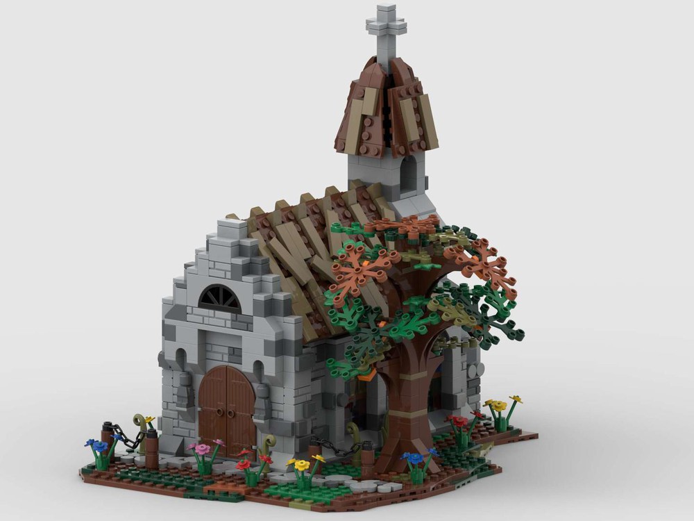 LEGO MOC Village Church by McGreedy | Rebrickable - Build with LEGO