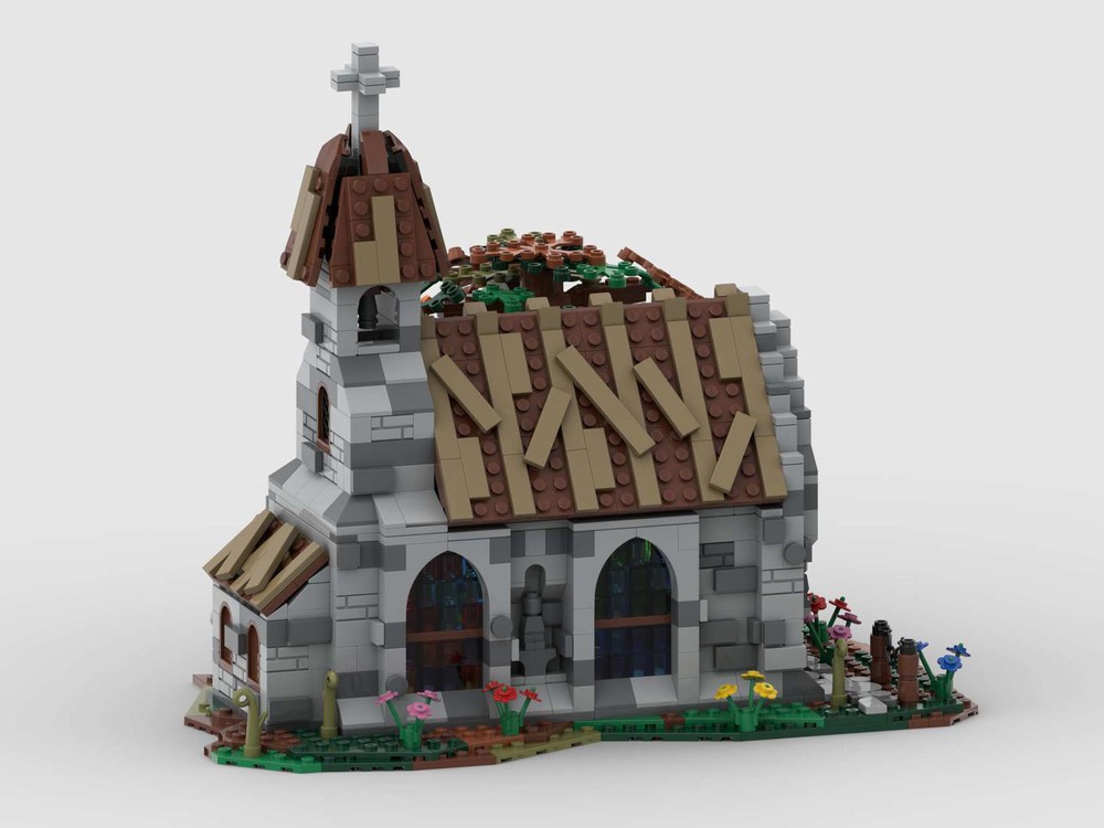 LEGO MOC Village Church by McGreedy | Rebrickable - Build with LEGO