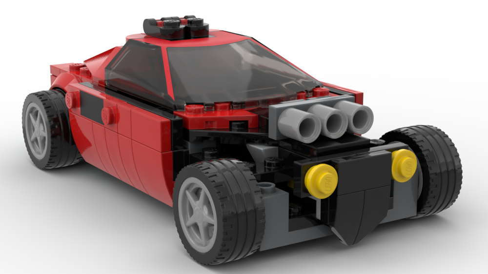 LEGO MOC 76895 (Ferrari?) Hot Rod by Dujk | Rebrickable - Build with LEGO