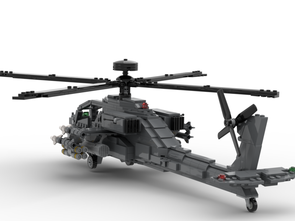 LEGO MOC AH-64D Apache Longbow by gunsofbrickston | Rebrickable - Build ...