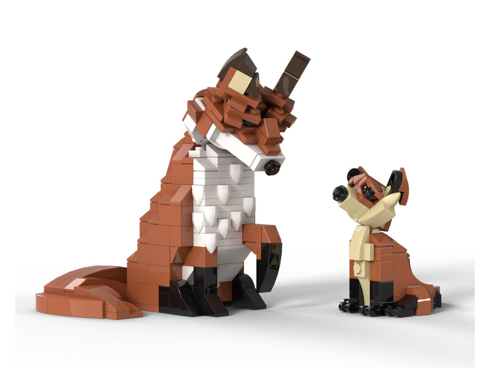 LEGO MOC Red Fox by Miro | Rebrickable - Build with LEGO