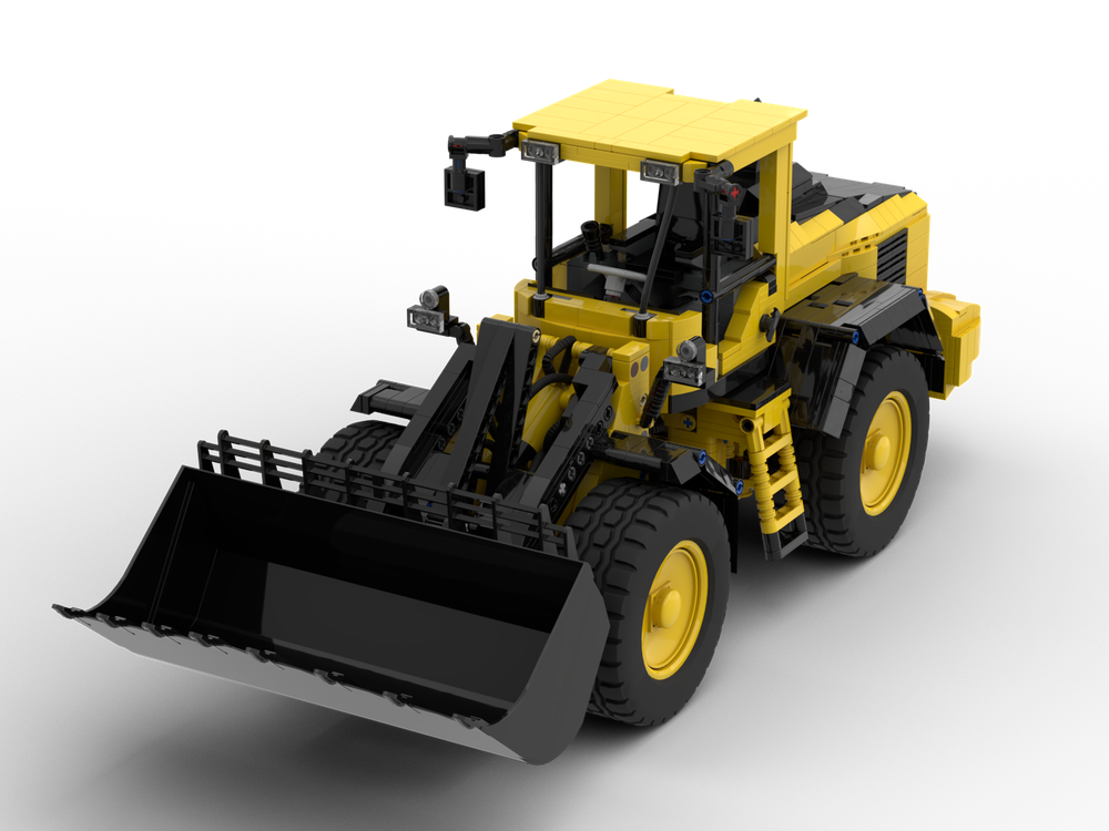 boble modvirke Hysterisk morsom LEGO MOC Wheel Loader inspired by Volvo by FT-creations | Rebrickable -  Build with LEGO