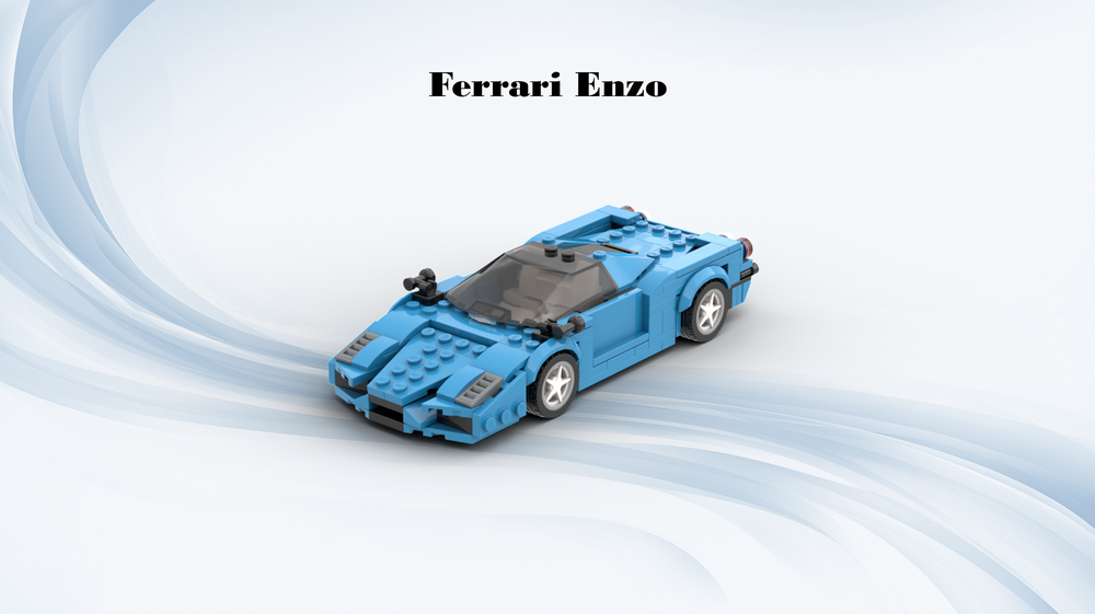 LEGO Champions Ferrari Enzo by armageddon1030 | Rebrickable - with LEGO