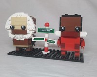 Robert Peary and Matthew Henson Brickheadz