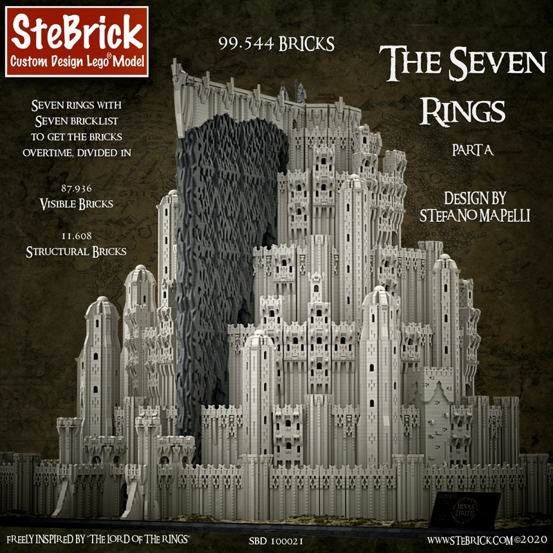 indendørs ur fantastisk LEGO MOC The Seven rings - Part A by STEBRICK | Rebrickable - Build with  LEGO