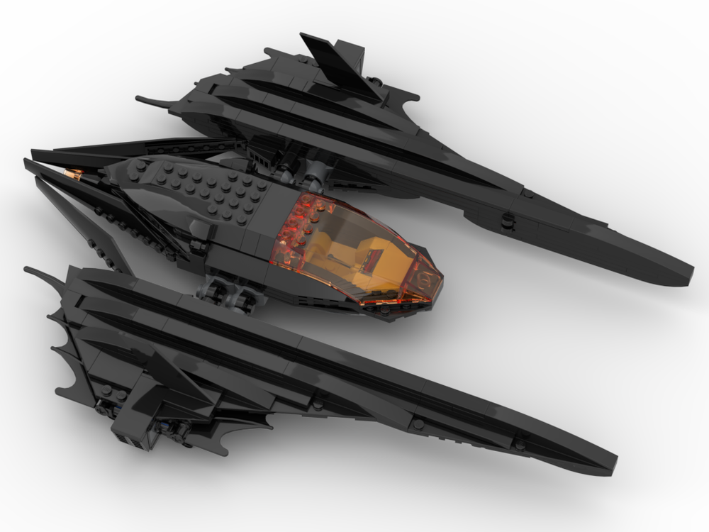 LEGO MOC Le Batwing by Mouchetang Rebrickable Build with LEGO