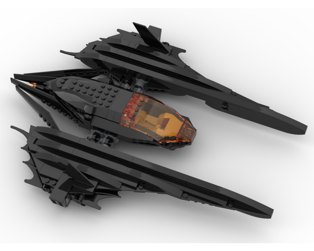 LEGO MOC Le Batwing by Mouchetang | Rebrickable - Build with LEGO