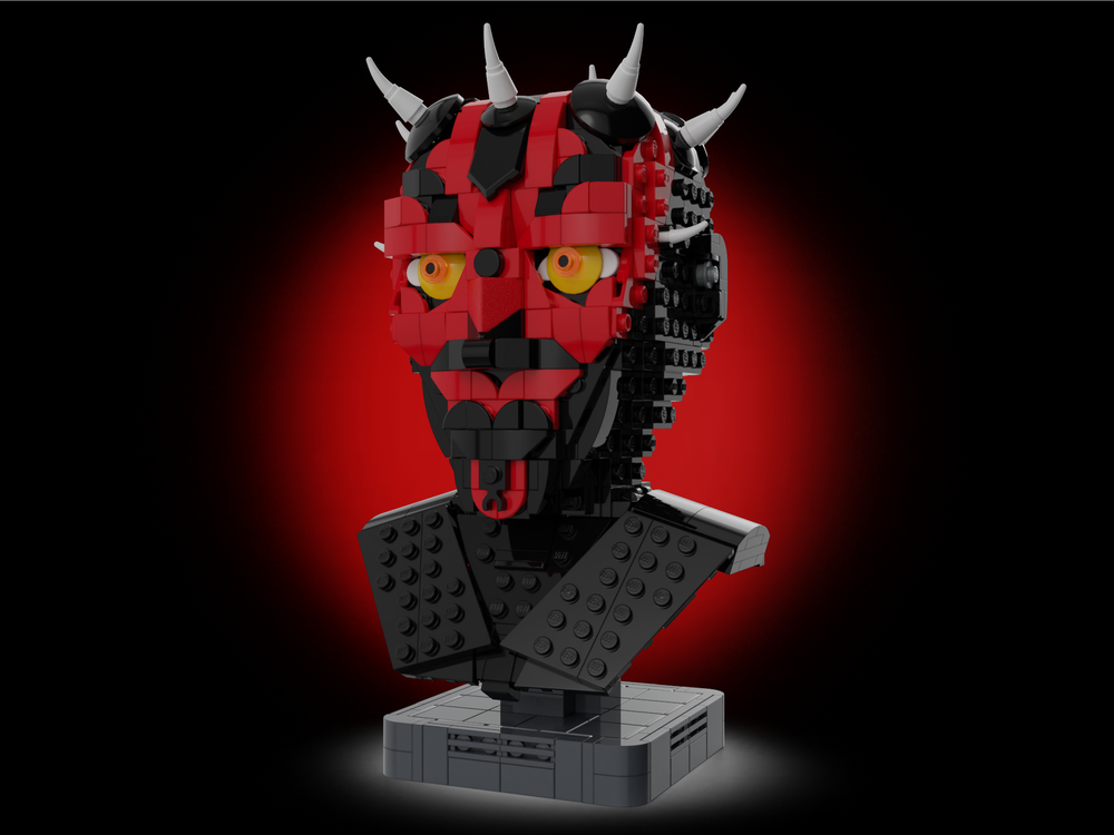 LEGO MOC Maul Bust by veyniac Rebrickable - Build with