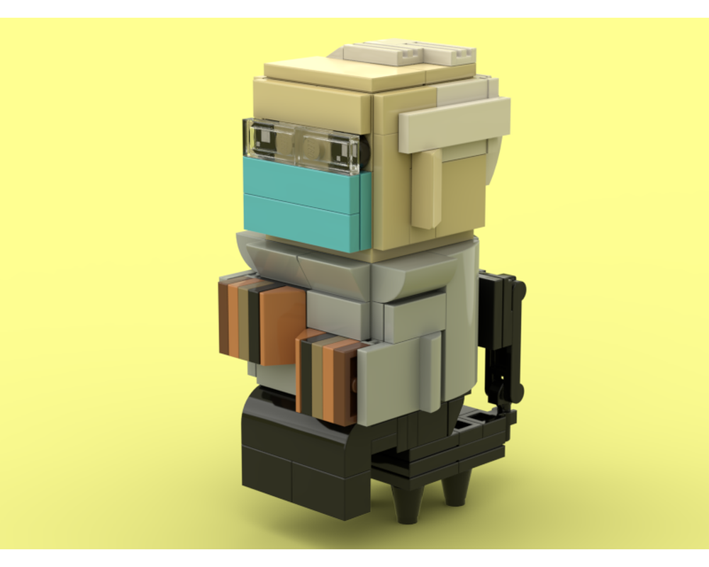 LEGO MOC Brickhead Bernie by ShepherdBrick | Rebrickable - Build with LEGO