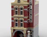 10263 Winter Village Fire Station Modular