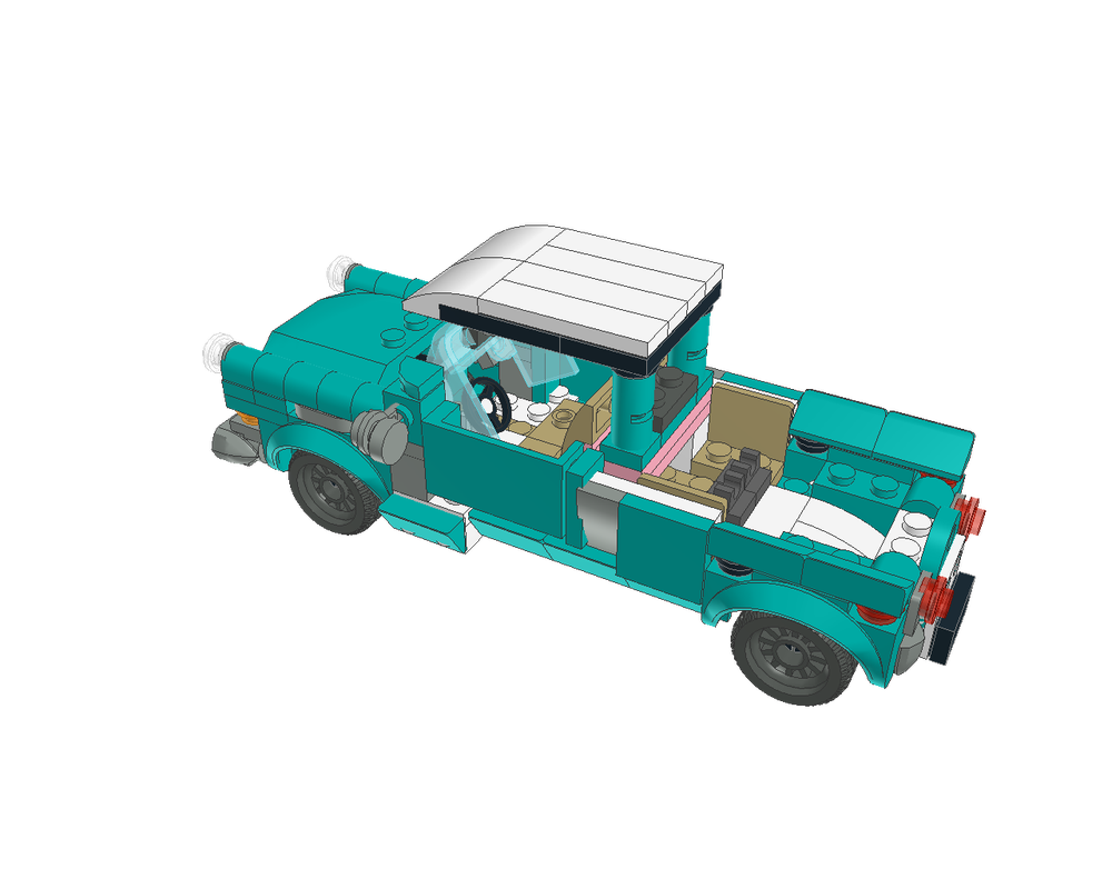 LEGO MOC Convertible Pick Up Truck by richardh | Rebrickable - Build ...