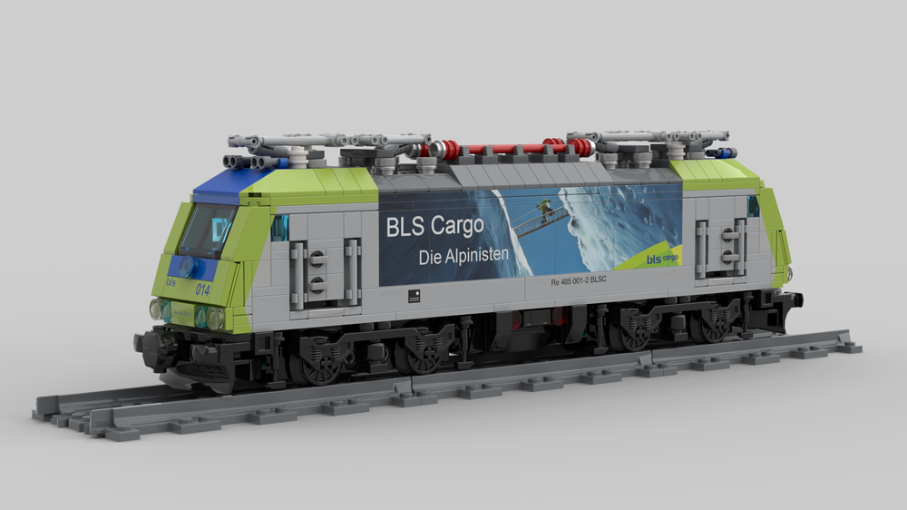 LEGO MOC 60337 diesel cargo locomotive train by josszo