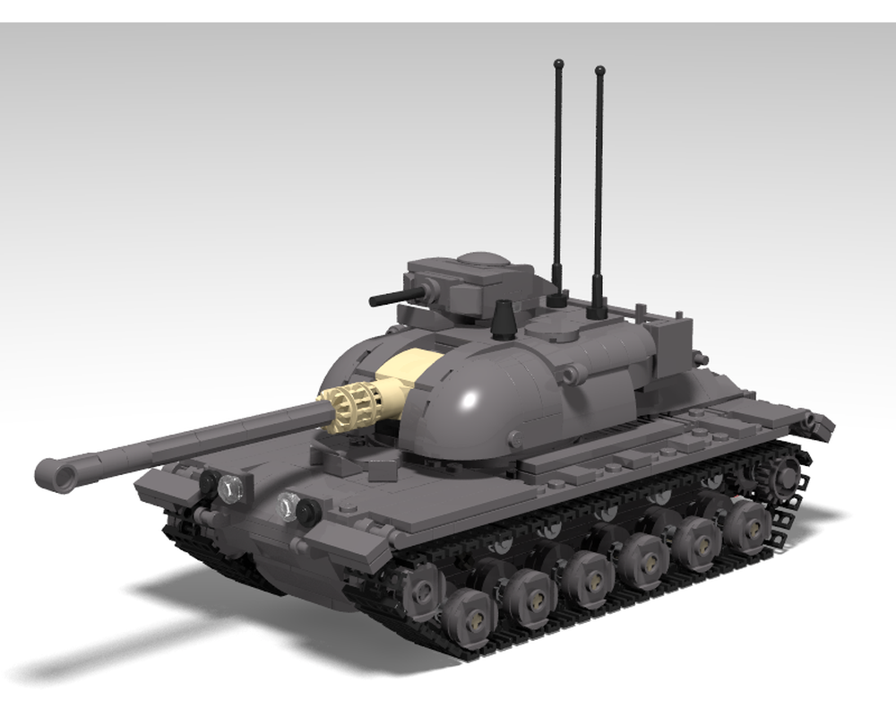 LEGO MOC M48 Patton tank by gunsofbrickston | Rebrickable - Build with LEGO