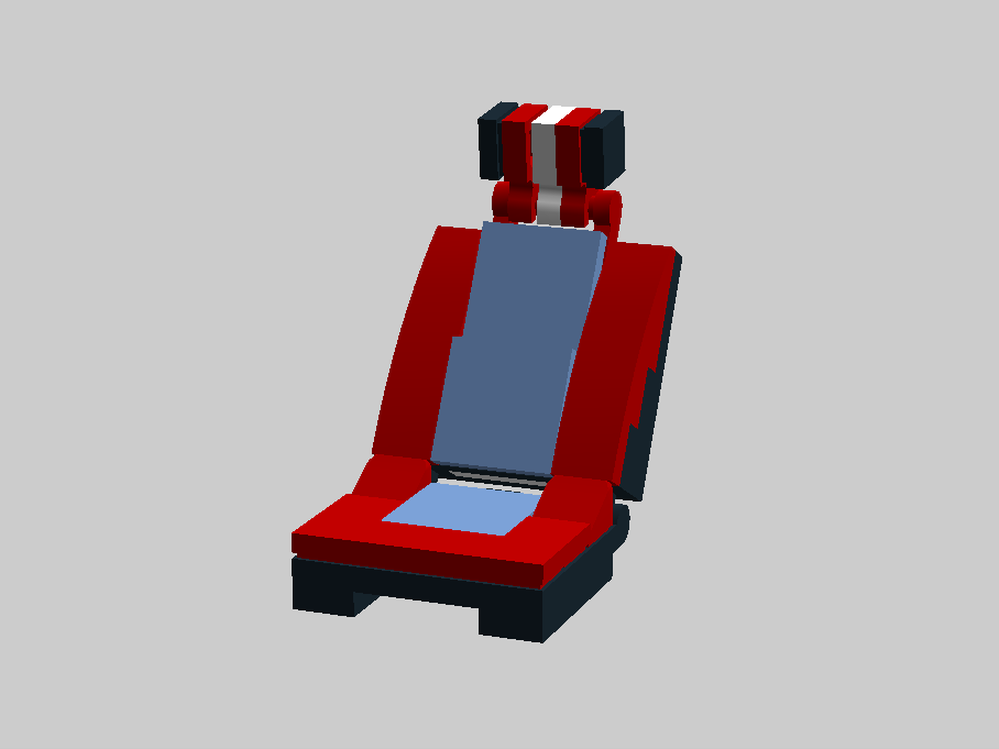 LEGO MOC-64498 5867 Seat for Supercar #1 by ARJBros | Rebrickable ...