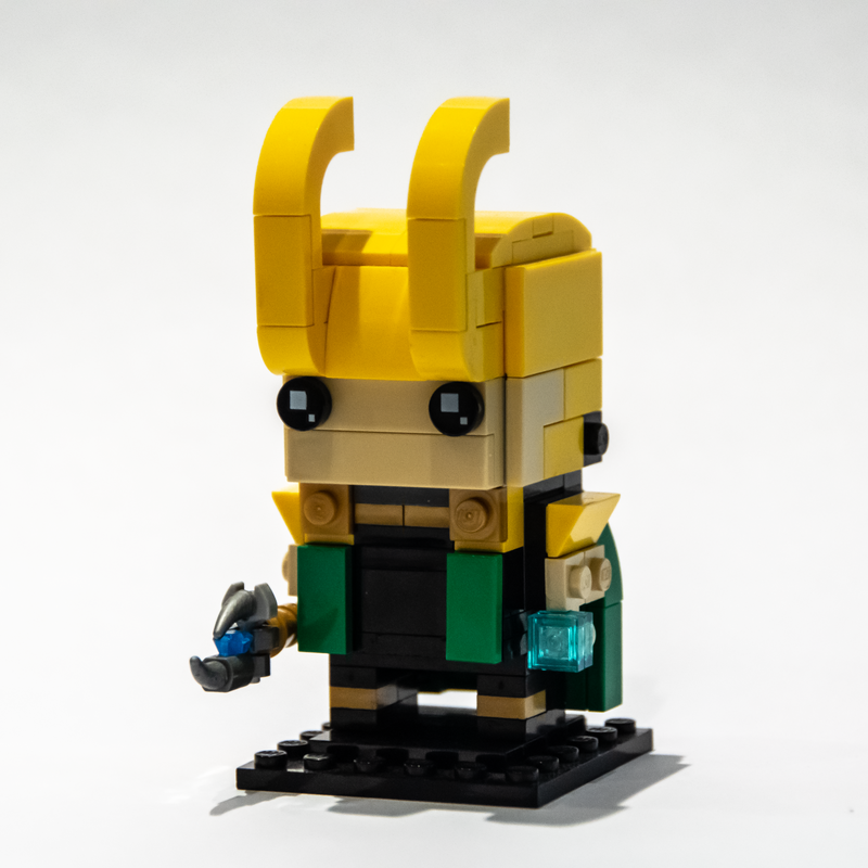 LEGO MOC Loki (Marvel) Brickheadz by Pingubricks