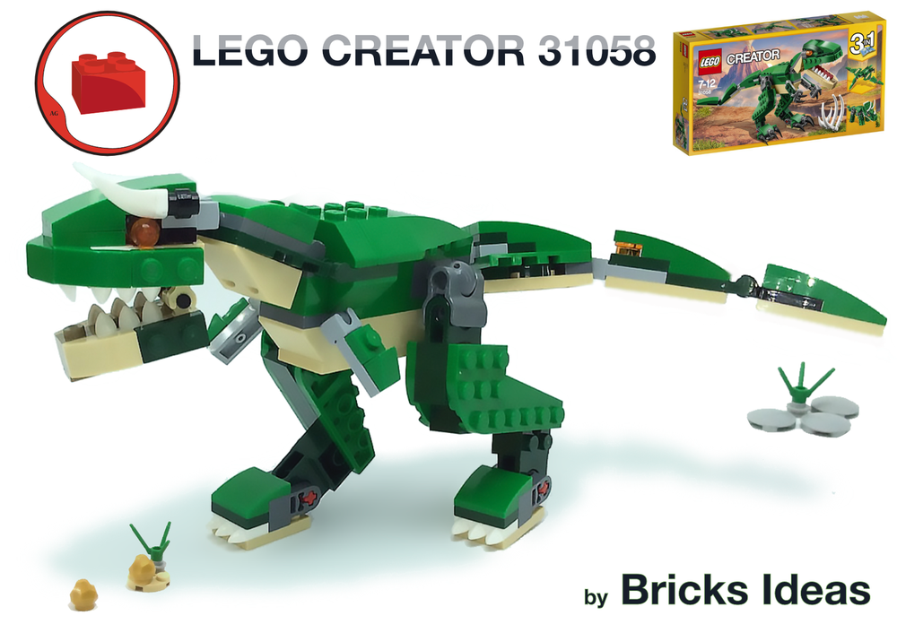 LEGO MOC Carnotaurus Dinosaur - Lego 31058 Alternative Build by Bricks | - Build with LEGO