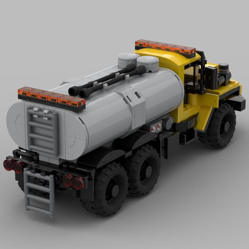 Lego Moc Ural 4320 Tanker Truck 6x6 By Speedhuncreations Rebrickable