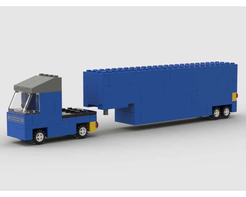 LEGO MOC Truck with trailer by The0 Rebrickable Build with LEGO