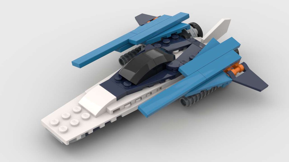 LEGO MOC 31099 Space Fighter by BrickIntelligence | Rebrickable - Build ...