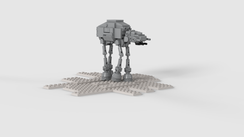 LEGO MOC Micro Size All Terrain Armored Transport(AT-AT) in the EP5 (V1 ...