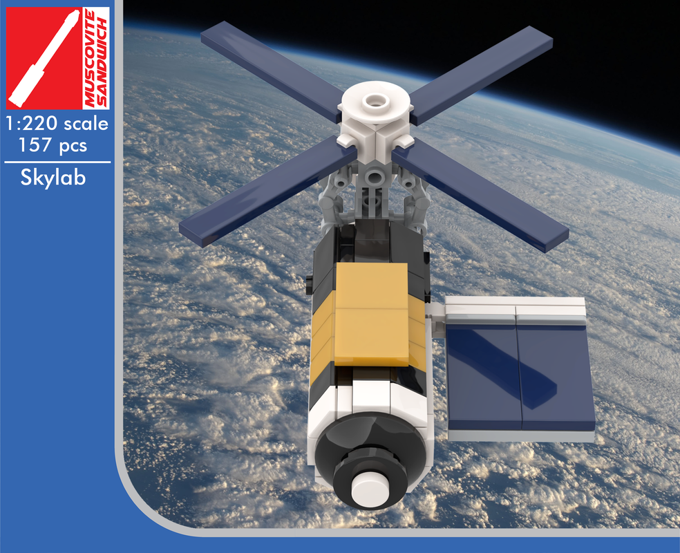 LEGO MOC Skylab [1:220 scale] by MuscoviteSandwich | Rebrickable - Build with LEGO