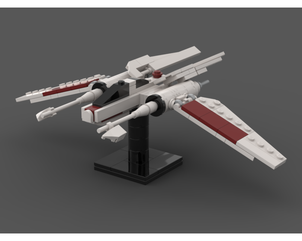 LEGO MOC Micro-Scale Jedi Vector Starfighter by Double-A_Bricks ...