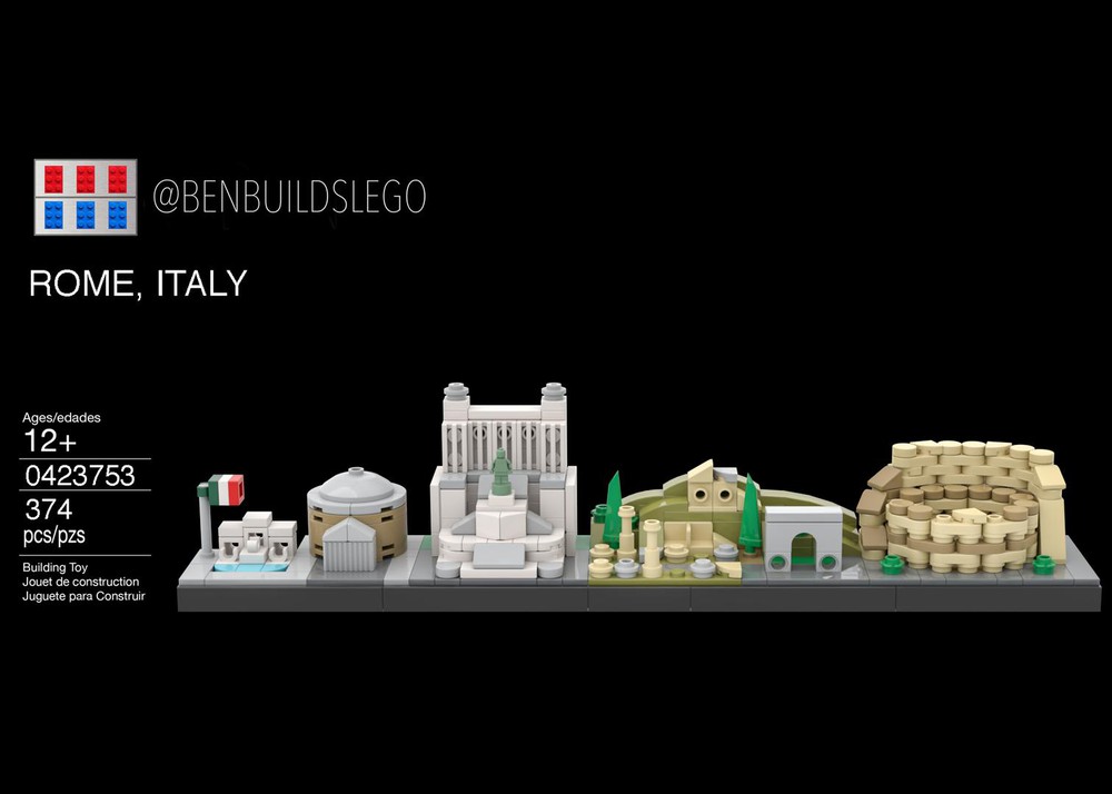 LEGO MOC Rome by benbuildslego | Rebrickable - with LEGO