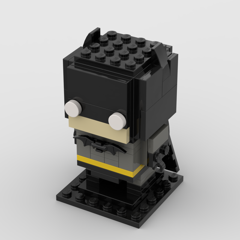 LEGO MOC BrickHeadz Batman by legoheroez | Rebrickable - Build with LEGO