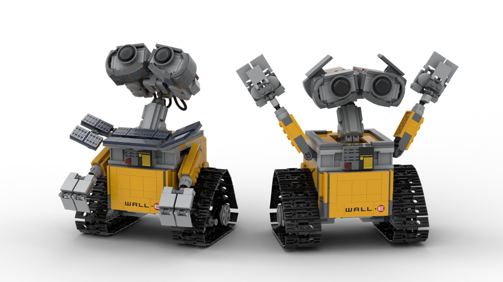 Aktiv Atomisk Spil LEGO MOC 21303 WALL-E Solar panel & eyebrow mod by SFH_Bricks | Rebrickable  - Build with LEGO