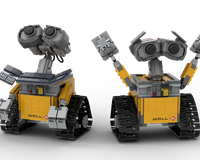 21303 WALL-E Solar panel & eyebrow mod
