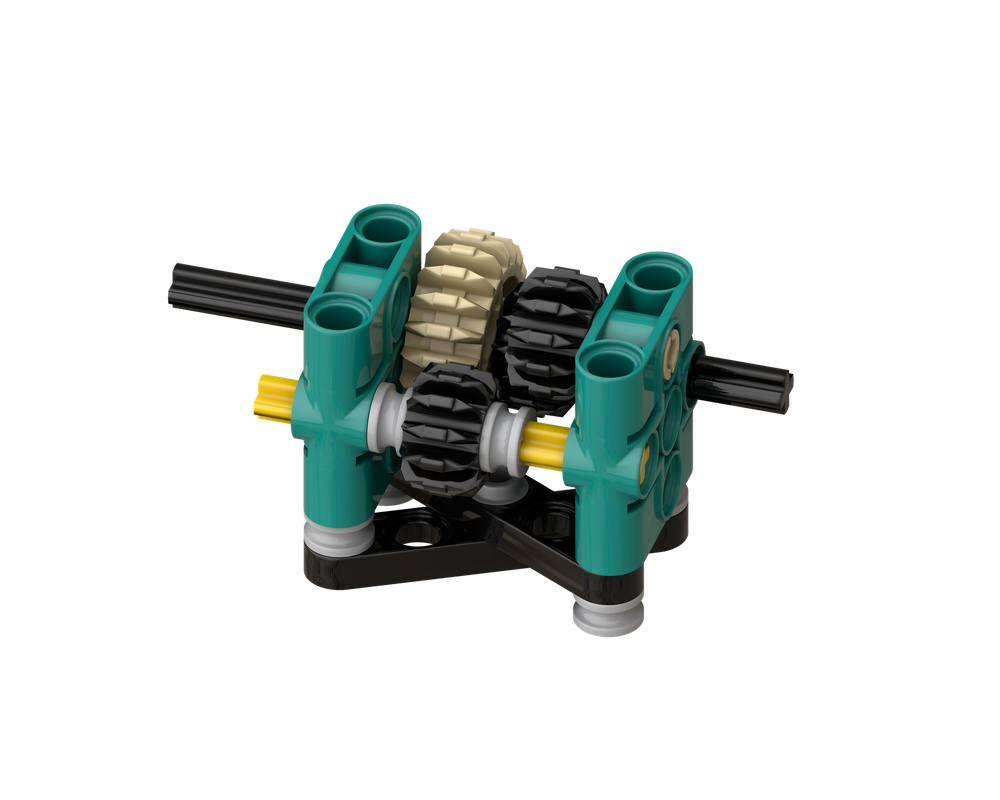 LEGO MOC Easy push to reverse gear by BrickDesignerNL | Rebrickable ...
