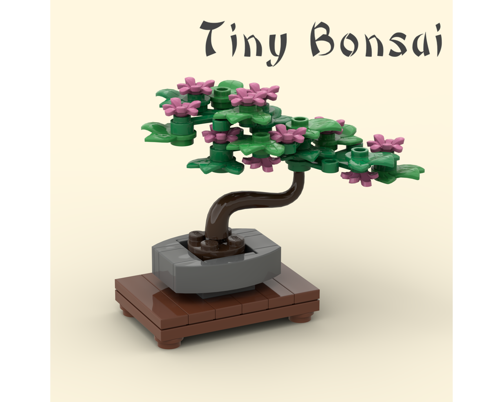Lego Moc Tiny Bonsai Tree By Miro Rebrickable Build With Lego