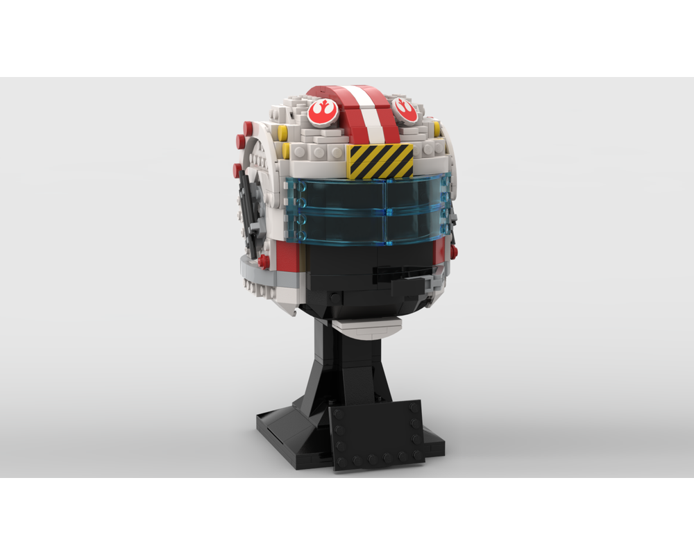 LEGO MOC XWing Pilot Helmet (Luke) by Albo.Lego Rebrickable Build with LEGO