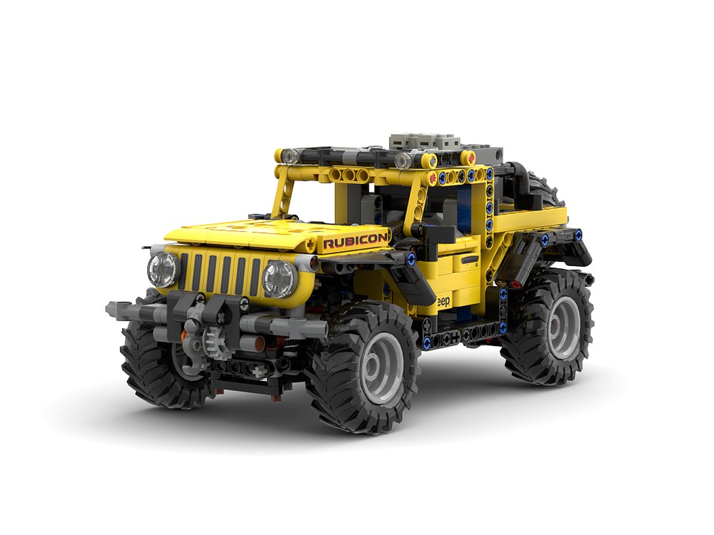 Beweegt niet rand evenaar LEGO MOC 42122 Jeep® Wrangler Full Time 4x4 RC MOD by Seo-onDaddy |  Rebrickable - Build with LEGO