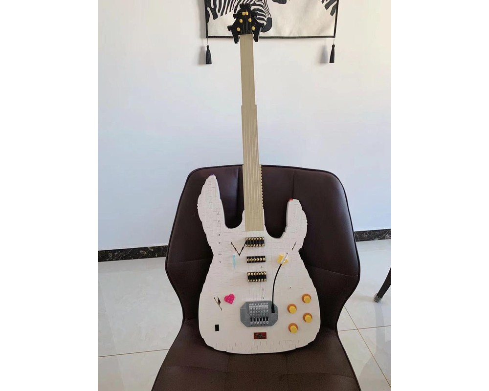 LEGO MOC electric guitar by bbb66 Rebrickable Build with LEGO