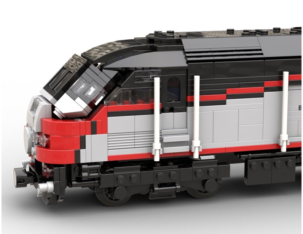 LEGO MOC 1:48 Caltrain MP36PH by NonsenseWars | Rebrickable - Build ...