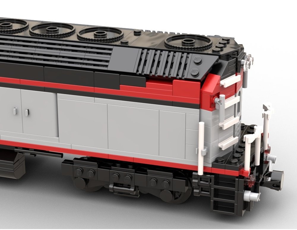 LEGO MOC-65372 1:48 Caltrain MP36PH by NonsenseWars | Rebrickable ...