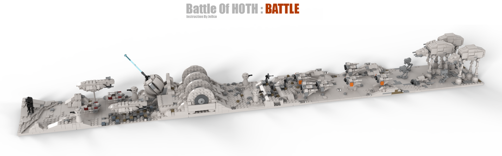 LEGO MOC Battle Of HOTH BATTLE by jellco | Rebrickable - with