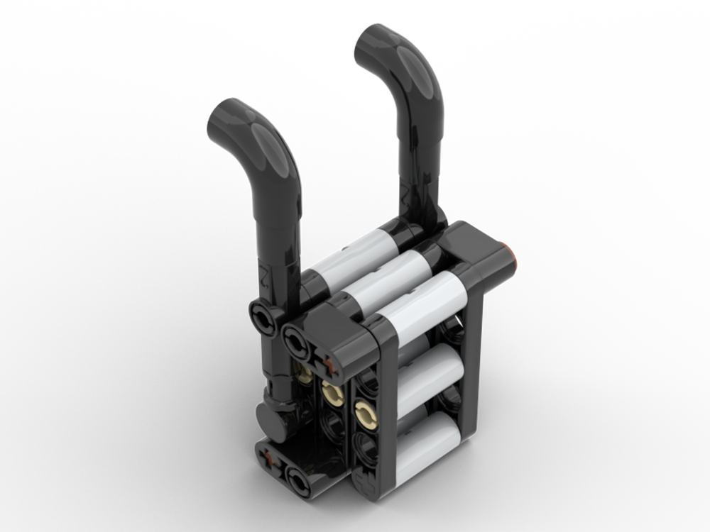 LEGO MOC 42110 Extended ladder by NuclearMace5997 Rebrickable Build with LEGO