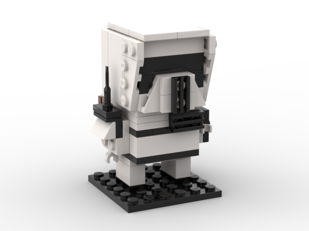 LEGO MOC Brickhead Endortrooper by NL33 Rebrickable Build with LEGO