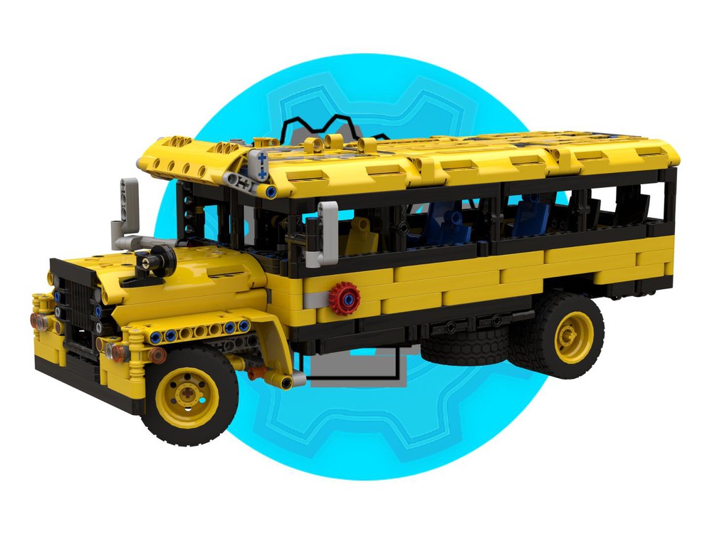 MOC Technic 42108 Old Bus Oficina_de_LEGO_do_André | Rebrickable - Build with LEGO