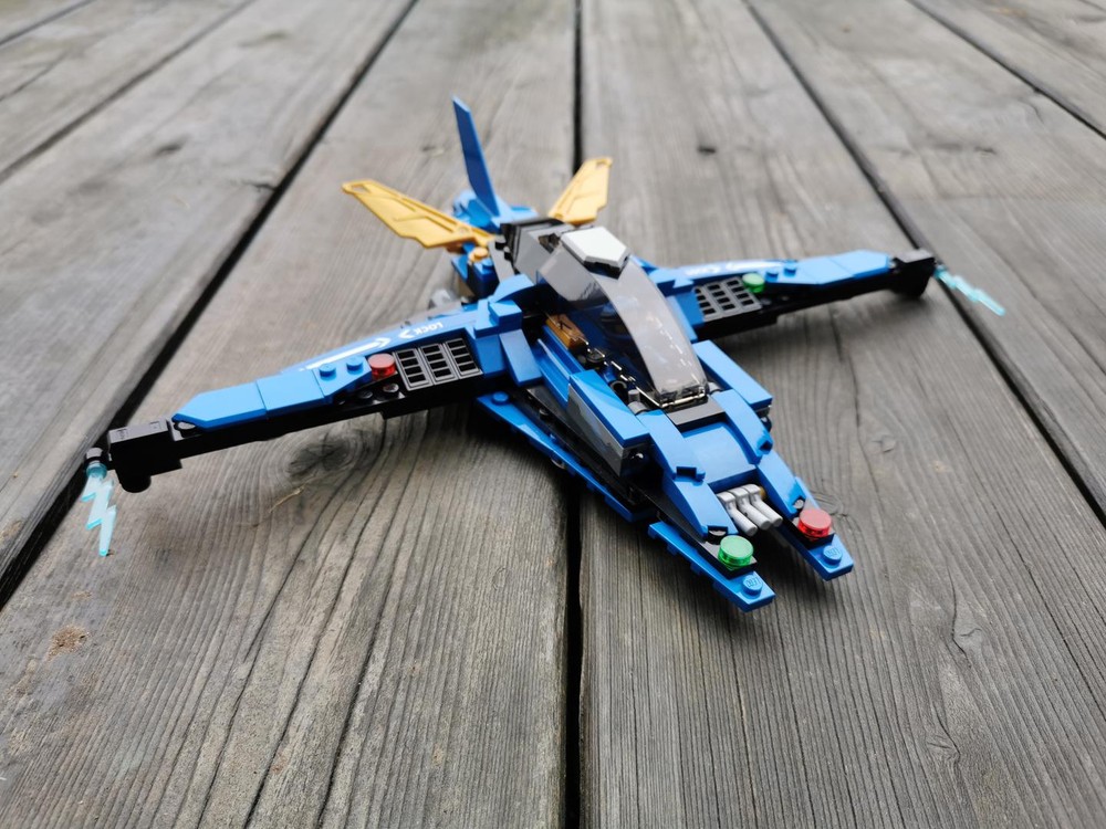 LEGO MOC-65727 70668 Jay's Flash Jet21 by LegoFever3 | Rebrickable