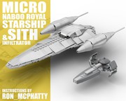 LEGO MOC Micro Scale Spaceships Pack 5in1 by obiwanklemmobi