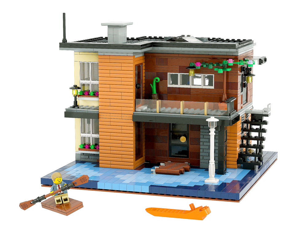 noget Landsdækkende Elegance LEGO MOC Lakeside House by ExeSandbox | Rebrickable - Build with LEGO
