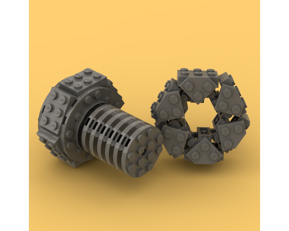 LEGO MOC Nut & Bolt by nutz_n_bolts Rebrickable Build with LEGO