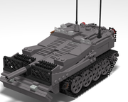 LEGO MOC Lego technic RC Panzerkleinzerstörer german WW2 concept tank by  Der_Legologe