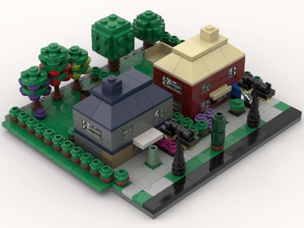 LEGO MOC-66062 Modular Family Houses (2 on 1 plate, simple) #2 by ...